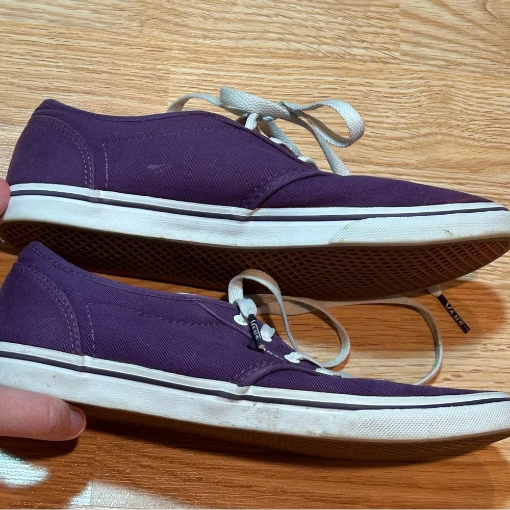 Vans Lo Pro Purple‎ Canvas Low Top Skate Shoes Womens 8